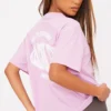 Lilac Beach Club Puff Print T Shirt