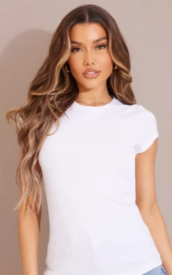 Cotton White Basic Slim Fit T-Shirt -Moden Vibe Sales Store 12c9b81ad435b7de4c642a929d76dd5aff3478f0 cms8174 4