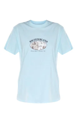 PRETTYLITTLETHING Pale Blue Switzerland Mini Print T-shirt 9 PRETTYLITTLETHING Pale Blue Switzerland Mini Print T-shirt -Moden Vibe Sales Store 1766e5ff54431a23ab0070d41f3aae62b1fce025 cne6025 5