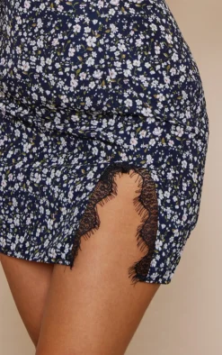 Navy Ditsy Print Lace Detail Strappy Shift Dress -Moden Vibe Sales Store 1841ab7c2b188e25b4124668fbbcac9eaab3312b cnc8296 4