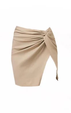 Sage Green Twist Front Split Leg Mini Skirt -Moden Vibe Sales Store 1b4473ba0436413991dbc05116deb348f0130b0f cmr2909 6