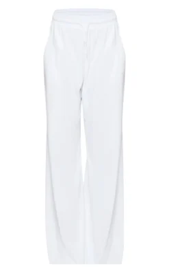 White Cotton Wide Leg Joggers -Moden Vibe Sales Store 27b394ebc0f729ba2c2056fed8f19e1b599e1141 cnd9867 5