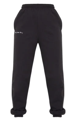 PRETTYLITTLETHING Black Embroidered Cuffed High Waist Joggers 9 PRETTYLITTLETHING Black Embroidered Cuffed High Waist Joggers -Moden Vibe Sales Store 2de22f0977531e698e3bfc841b4d24cfe8e566c4 CMU3485 5