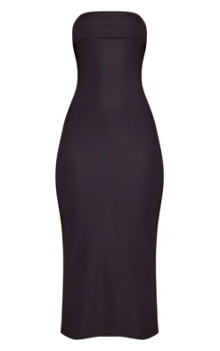 Black Ribbed Bandeau Fold Over Midaxi Dress -Moden Vibe Sales Store 307dbcf5eceaafdd3fd2f586dc817044ef56afd4 cnd5849 5