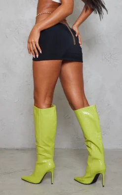 Black Slinky Basic Low Rise Extreme Micro Mini Skirt -Moden Vibe Sales Store 32fabfcbcc799935441c0af23df7394f6e5989ea cmv8574 3