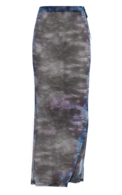 Denim Printed Mesh Tie Side Fishtail Maxi Skirt -Moden Vibe Sales Store 371782366a0aa3ba6bca9c460b74d6b29797597d cne0836 5