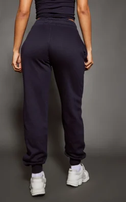 PRETTYLITTLETHING Logo Navy High Waisted Cuffed Joggers -Moden Vibe Sales Store 398e5883e4b5ce090d9722b0fa896a9cb4c4a6ff cnc2400 3