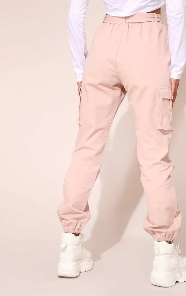 Nude Utility Belted Cargo Joggers 5 Nude Utility Belted Cargo Joggers - Image 5