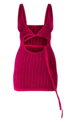Pink Two Tone Wrap Tie Knit Mini Dress -Moden Vibe Sales Store 4a8cab45d93ec308ab5c50faed5546bb18e8bdb3 cnb8364 5