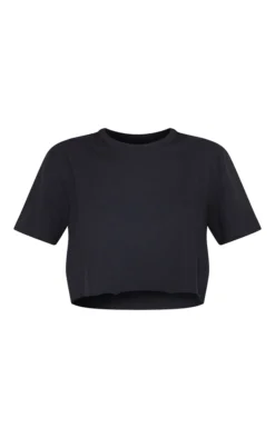 Cotton Black Oversized Crop T-Shirt -Moden Vibe Sales Store 4f9e61eb352fab3b8f8c80f2bb97cb32c1da4fff cms8190 5