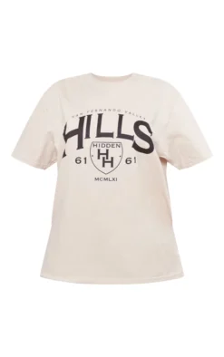 PRETTYLITTLETHING Stone Hidden Hills Print T Shirt -Moden Vibe Sales Store 56ac41c0f718a4a72a4f778ca8379942d3907aa1 cne9078 5