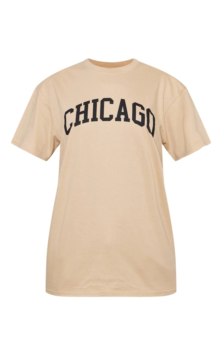 Stone Chicago Print T Shirt 5 Stone Chicago Print T Shirt - Image 5
