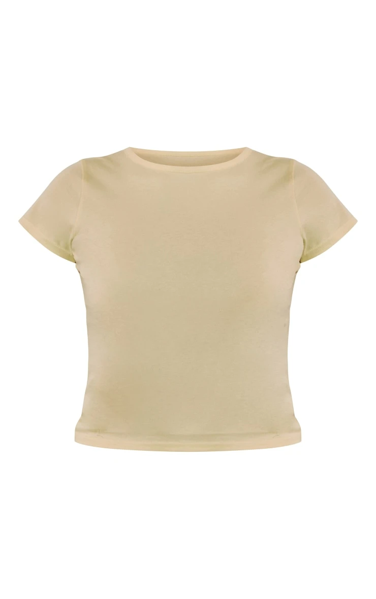 Lemon Basic Cotton Short Sleeve T Shirt 5 Lemon Basic Cotton Short Sleeve T Shirt - Image 5