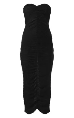 Black Textured Bandeau Ruched Midaxi Dress 9 Black Textured Bandeau Ruched Midaxi Dress -Moden Vibe Sales Store 61d77bfb0289c69898845ff085dd90f0a59afd65 cnd7626 5