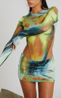 Multi Body Print Low Rise Micro Mini Skirt -Moden Vibe Sales Store 624f0f06548b557cfa746bb7c911d7b5b69b56d4 cna5409 4