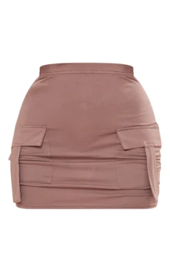 Taupe Jersey Cargo Pocket Detail Mini Skirt -Moden Vibe Sales Store 62823cd0f216f450905825f97ae9ce11a9106aad cne3947 6