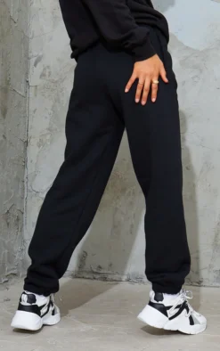 Black Sweat Cuffed High Waist Joggers -Moden Vibe Sales Store 649d725ab46d10908533a476b06f42801c5f8c70 CMS6872 3