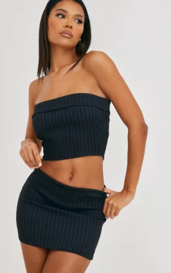 Black Pinstripe Stretch Woven Micro Mini Skirt -Moden Vibe Sales Store 6a1c17ac758060864ca61d90677154ef63803ad6 cnc0119 5