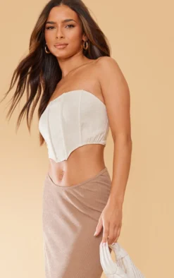 Taupe Crinkle Rib Curved Waist Maxi Skirt -Moden Vibe Sales Store 6a37e6e78649998404f7513841b42f4693c49689 cne3929 4