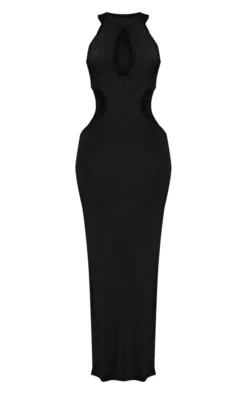 Black Slinky Halter Multi Cut Out Detail Maxi Dress 9 Black Slinky Halter Multi Cut Out Detail Maxi Dress -Moden Vibe Sales Store 6be09e5be423eb92c087b51785a062334af4f16d cnd0484 5