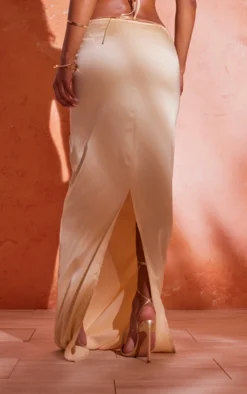 Butter Cream Satin Mid Rise Maxi Skirt -Moden Vibe Sales Store 6fb6127b2885dbe896a1487e93598e82dc43d437 cne1015 3