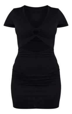 Black Short Sleeve Elasticated Bust Bodycon Dress -Moden Vibe Sales Store 71adf60920c3b7f83aa998ff647f502736f5a54f cnd4075 5