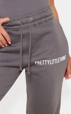PRETTYLITTLETHING Logo Charcoal High Waisted Cuffed Joggers 8 PRETTYLITTLETHING Logo Charcoal High Waisted Cuffed Joggers -Moden Vibe Sales Store 855dd08f1b7eaf03bda40577312cc611309f20bf cna7085 4