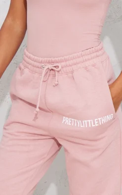 PRETTYLITTLETHING Logo Light Pink High Waisted Cuffed Joggers -Moden Vibe Sales Store 866e1b3385768d6ecd2e9812438d4a2dd0f291f0 cmt8529 4