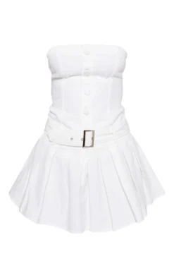 Ecru Button Through Denim Micro Mini Pleated Dress 9 Ecru Button Through Denim Micro Mini Pleated Dress -Moden Vibe Sales Store 891a76dc712a14fceb8906f67674b403b378cb26 cnc9793 5