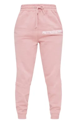 PRETTYLITTLETHING Logo Light Pink High Waisted Cuffed Joggers -Moden Vibe Sales Store 8f52c3664b9020e048ce44c723063afabac10521 cmt8529 5