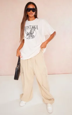 Butter Cream Montana Logo Oversized Washed T Shirt -Moden Vibe Sales Store 91aa7501f8e785ed698fa1a12f2b95925cfa2ef1 cne9043 3