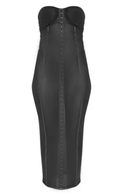 Black Mesh Bandeau Hook & Eye Binding Detail Midaxi Dress -Moden Vibe Sales Store 95a96a76de2092b6a3e211d0a08d69c76a66c4db cne2685 5