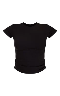 Basic Black Cotton Blend Fitted Crew Neck T Shirt -Moden Vibe Sales Store 9d5ec89d4973bc24b3b039eeb5d04e767f4242e3 cmp1945 5