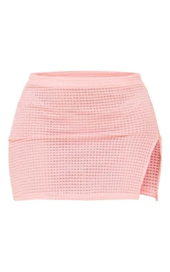 Baby Pink Crochet Rib Split Hem Micro Mini Skirt -Moden Vibe Sales Store a0b16c6e23ca6f09a61c5a1de06a5ae21e173d2e cne3830 6