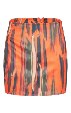 Orange Abstract Print Mini Skirt -Moden Vibe Sales Store ae5441cca9ab3252b1c27572c712edd7823df096 CMZ6491 5 scaled