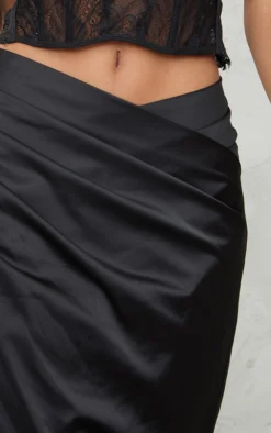 Black Satin Cowl Front Maxi Skirt -Moden Vibe Sales Store b152abba032564d6fd2617d5d32f1473d3a0f0a9 cnd3771 4