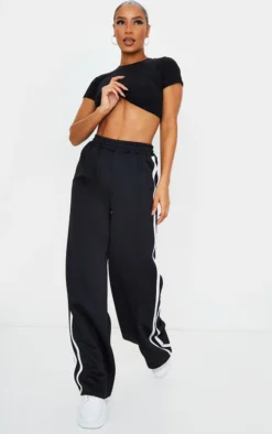 Basic Black & White Cotton Blend Roll Sleeve Crop T Shirt 2 Pack 7 Basic Black & White Cotton Blend Roll Sleeve Crop T Shirt 2 Pack -Moden Vibe Sales Store b94b3f16072b03730fa5a208014f7010538e8587 cmp2045 3