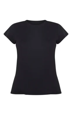 Cotton Black Basic Slim Fit T-Shirt -Moden Vibe Sales Store ba2f2db3325da02e1b013da1ecd0b6a7dca476e9 cms8175 5