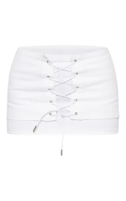 Off White Lace Front Denim Mini Skirt -Moden Vibe Sales Store c36af71e060a4bec2aa4cbe322ca42784278c97a cnd1883 6