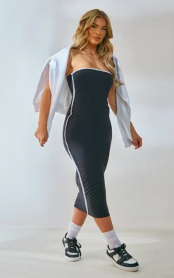 Black Bandeau Contrast Binding Midaxi Dress -Moden Vibe Sales Store c6fecf5c8c559246bfb97c899c09192c79dbfdfa cnd1274 3