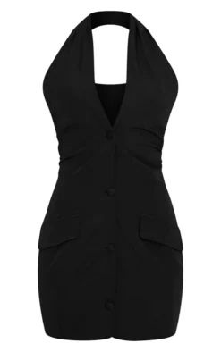 Black Woven Cross Halter Waistcoat Style Blazer Dress 9 Black Woven Cross Halter Waistcoat Style Blazer Dress -Moden Vibe Sales Store c777d6ec46699232d12ee676c161eab3f48699f2 cnd2202 5