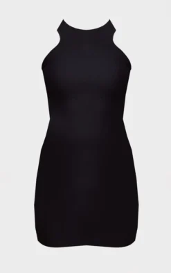 Black Cotton Racer Bodycon Dress 8 Black Cotton Racer Bodycon Dress -Moden Vibe Sales Store ccae88592d0cf1f2a9d98b803f7724fcb28d3cdd cnc8334 5