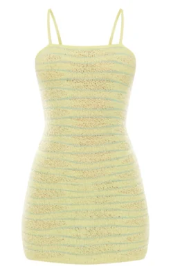 Lemon Boucle Knit Stripped Dress -Moden Vibe Sales Store d29f4721e01bbb83a9e94cc8c5e87155a26f485c cnc8739 5