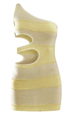 Yellow Extreme Cut Out Side Marl Knit Mini Dress -Moden Vibe Sales Store e20272967b5582536639b1091a63f0b430115bb0 cnc3266 5