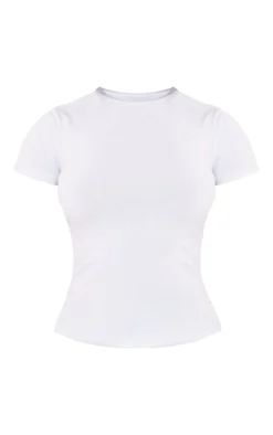 Basic White Cotton Blend Fitted Crew Neck T Shirt -Moden Vibe Sales Store e5a8f485feeaef4881895bbe08ede6a14c4e699e cmp1946 5
