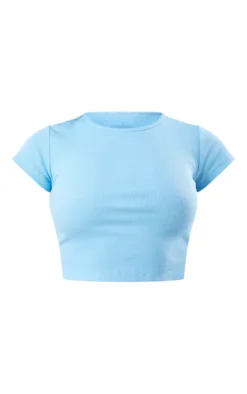 Pale Blue Rib Open Tie Back Fitted T-shirt 9 Pale Blue Rib Open Tie Back Fitted T-shirt -Moden Vibe Sales Store e6883d3478fd864c5cbcc08783c7dc9e2fc22003 cne4331 5