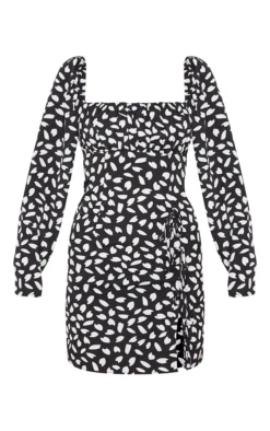 Black Dalmatian Print Bow Detail Side Split Bodycon Dress 7 Black Dalmatian Print Bow Detail Side Split Bodycon Dress -Moden Vibe Sales Store e78a4edab2f306c1bdf4662a28fb13860fe82fd9 CMF6733 3