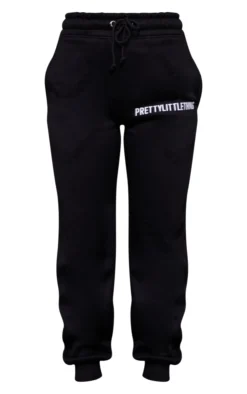 PRETTYLITTLETHING Logo Black High Waisted Cuffed Joggers -Moden Vibe Sales Store ed792a6a56e1ce44f930bdcb82b2123ba5ab5c54 cnc2399 5