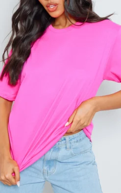 Hot Pink Worldwide Back Print T Shirt -Moden Vibe Sales Store eee641e6445cc0f56a66473574b79aa42c17fa16 cne6834 4