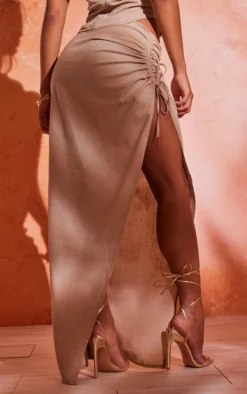 Stone Linen Look Tie Side Maxi Skirt -Moden Vibe Sales Store f56d42d16d7a9080193810e3bed9740bfffe8039 cne0992 3
